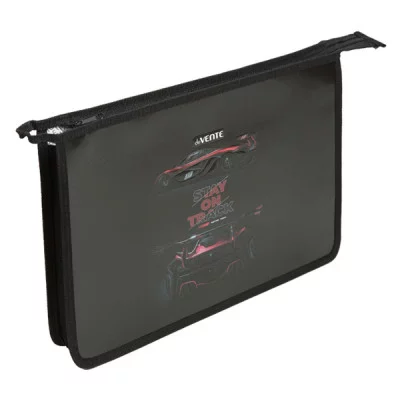 Папка для тетрадей А4 молния сверху пластик "Stay On Track" DEVENTE 8053318 Россия (643)