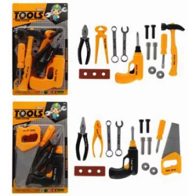 Набор инструментов (14 предметов) "РЕМОНТ" (2 вида в ассорт, блистере) (Арт.Y7718440)