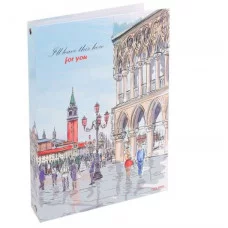 Тетрадь КЛЕТКА 100л. ОЖИВЛЕННАЯ ПЛОЩАДЬ (100-1296) (на кольцах) 100-1296