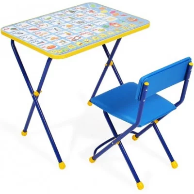 Комплект детской мебели с азбукой (стол+стул мягкой обивк. 5351/КП2/9