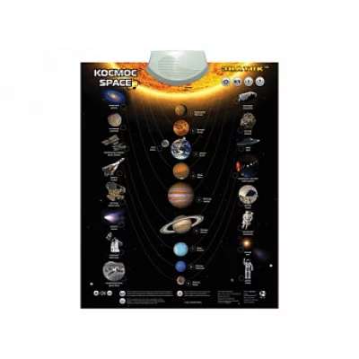 Электронный плакат Космос LKS2012-DBL-008/PL-13-SPACE /20шт/ 70100