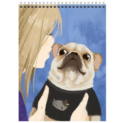 Блокнот А6 60л "Обнимашки" КанцЭксмо БСК660375