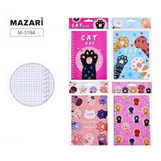 Блокнот "ЛАПКИ", 1 шт, 12.5х17 см, 40 листов, M3194