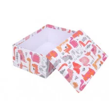 Коробка прямоугольная подарочная Дино малыши 29X22X12.5 см РазборКОР-7811