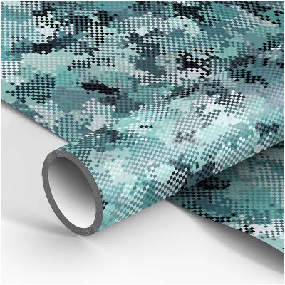 Упаковочная бумага 1шт глянц. 70*100см, MESHU "Абстрактный принт", 80г/м2 358092