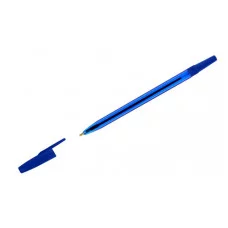 Ручка шариковая СТАММ "049" синяя, 0,7мм, тонированный корпус 346454