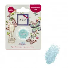 Блестки клейкие для лица и тела Бирюза 4 г,с аппликатором Lukky Т18899 613-315