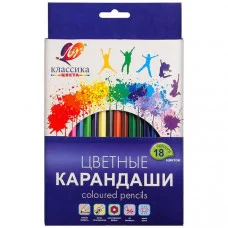 Карандаши 18цв "Классика" карт упак ЛУЧ 29С 1711-08 097427