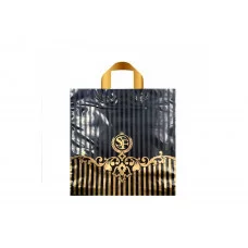 Пакет петлевая ручка 12086-ПеР40*40(100мкм)Полоса(Технопак)/25/300