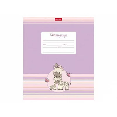 Тетрадь 12л А5ф ЛИНИЯ на скобе скругл.углы серия -Мультяшки- 057223 ТЛ1260