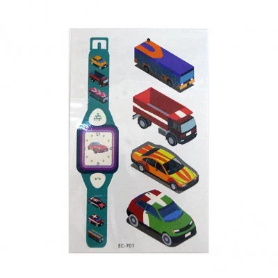 Наклейки "Часы-тату", 12*8 см, ассорти 2612 /1 /20 /0 /5000 279398