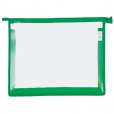 ПТ- 750 (шк) зелёный -папка д/тетр. А5 цветная на молнии