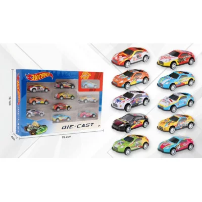 Набор Машинок ХВ 10в1 пластик. 324-214