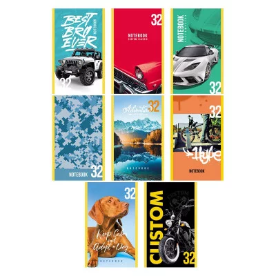 Блокнот А6 32л. на скрепке BG Mix - мальчики 326724