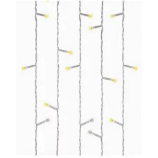 MILED Гирлянда Уличная. 12 м 240 ламп тёплый белый свет НГУ-0084