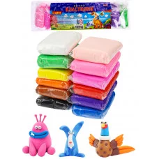 Масса для лепки. Лёгкий пластилин.12 цветов TM "Profit" НД-1795