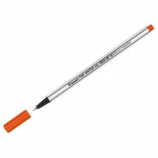 Ручка капиллярная Luxor "Fine Writer 045" оранжевая, 0,8мм 246641