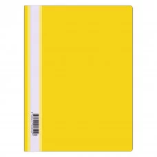 Скоросшиватель пласт мягкий б/перф А4 0,16мм с прозр. верхом "Classic" желтый EXPERT COMPLETE 528904 315409