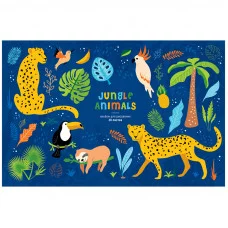 Альбом для рисования 20л А4 на скрепке ArtSpace Рисунки Jungle animals 311491