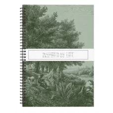 Тетрадь (студ., офис) А5 100л "FLOREALE. Green" КанцЭксмо ТСМФ51205615