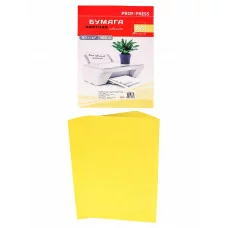 Бумага цветная INTENSIVE ЖЕЛТЫЙ Б-5744 А4 80 г/м2. 100л.