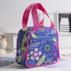 7923 П-600/Д Сумка детская, 23*10*20, отд на молнии, н/карман, цветы 4312537