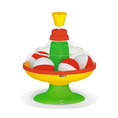 Юла с шариками 14см (п/п пакет)