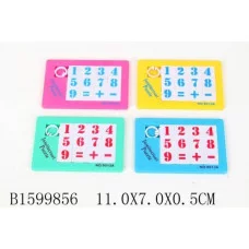 Головоломка (11х7х0,5см) "Пятнашки 4" (12 элементов, цвет микс) (Арт. 1599856)