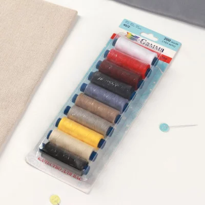 Нитки цена за 1 шт 40/2 200ярд полиэстер ассорти №04 Gamma