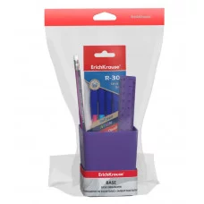 Набор настольный пластиковый ErichKrause Base Caribbean Sunset фиолетовый 57963