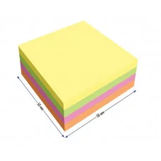 Самоклеящийся блок Berlingo "Ultra Sticky", 50*50мм, 240л., 4 неоновых цвета 270290