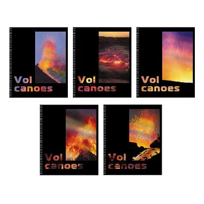 Тетрадь А5 96л "Вулканы"  КанцЭксмо ТСГ967701