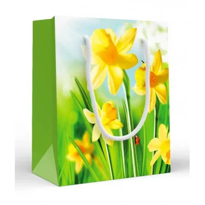 Пакет подарочный (S) "Нарциссы" 152002274