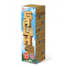 Наст.игр.:НИ.Башня 54 дет. в картонной коробке (дерево) арт.ДНИ 119 ТД Бэмби ДНИ119