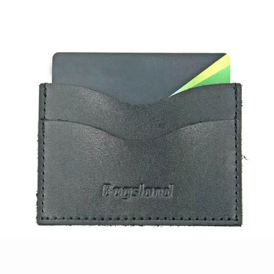 Картхолдер ВВ004-00140 натуральная кожа, черный, 1х10х10 см 10329373