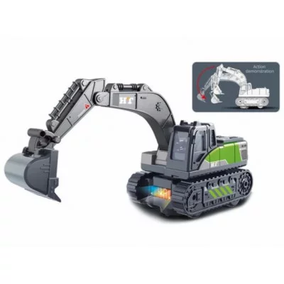 Экскаватор свет, звук 0169