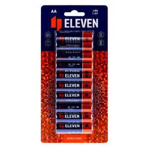 Батарейка Eleven AA (LR6) алкалиновая 1шт BC10 324424