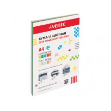 Бумага цветная А4 80г/м2 MIX интенсиастель 20л 10цв*2л DEVENTE 2072256 461103