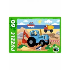 Пазл 60 ЭЛЕМЕНТОВ Лицензия/ СИНИЙ ТРАКТОР №14  (кор. 18х12,5) Арт. П60-5783