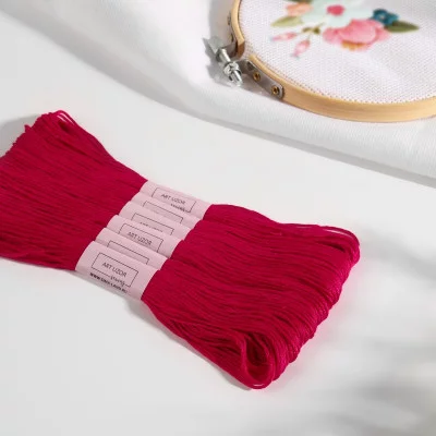 Нитки мулине 8±1м №326 цена за 1 шт розово-малиновый АУ   9347962