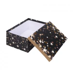 Коробка прямоугольная подарочная Звездопад 23X16,5X9,5 см РазборКОР-7817