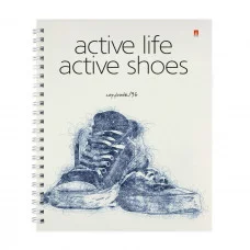 ТЕТРАДЬ 96 Л. А5+ ГР. "КЕДЫ" 5 ВИДОВ ТК96531