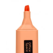 Текстовыделитель OfficeSpace пастельный цвет, оранжевый, 1-5мм 347849