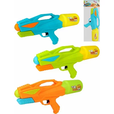 Водный пистолет 380мм (580 мл,дальность стрельбы 6-8м.,цвет микс,в пакете) ( Арт. ИК-0536) ИК-0536