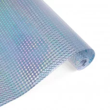 Пленка самоклеящаяся голография серебро 1008 рябь 0,45м х3м 3мкр 3221774