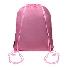 Мешок для сменной обуви, 1 отделение РОЗОВЫЙ (МО-4027), двойной шнурок МО-4027