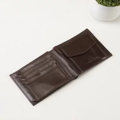 Портмоне муж Якоб 12,2*2*10 см, 2 отд, д/кредит, д/монет, коричневый 4659704