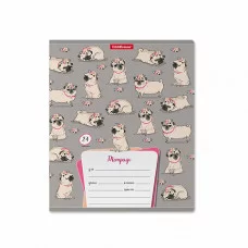 Тетрадь школьная ученическая ErichKrause® Chilling Dog, 24 листа, линейка 52949