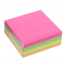 Блок с липким краем 76мм*76мм 320л, 4 цвета флуор 5491831