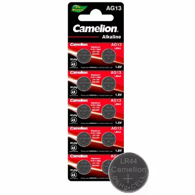 Элемент питания Camelion 1шт (AG13/357A) Alkaline BL1 AG13/357A